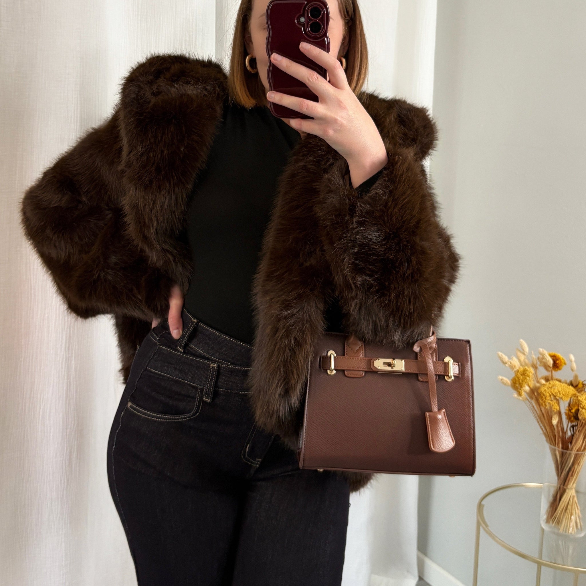 Fourrure oversize vegan