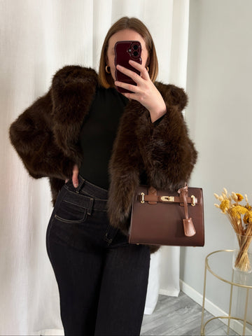 Fourrure oversize vegan