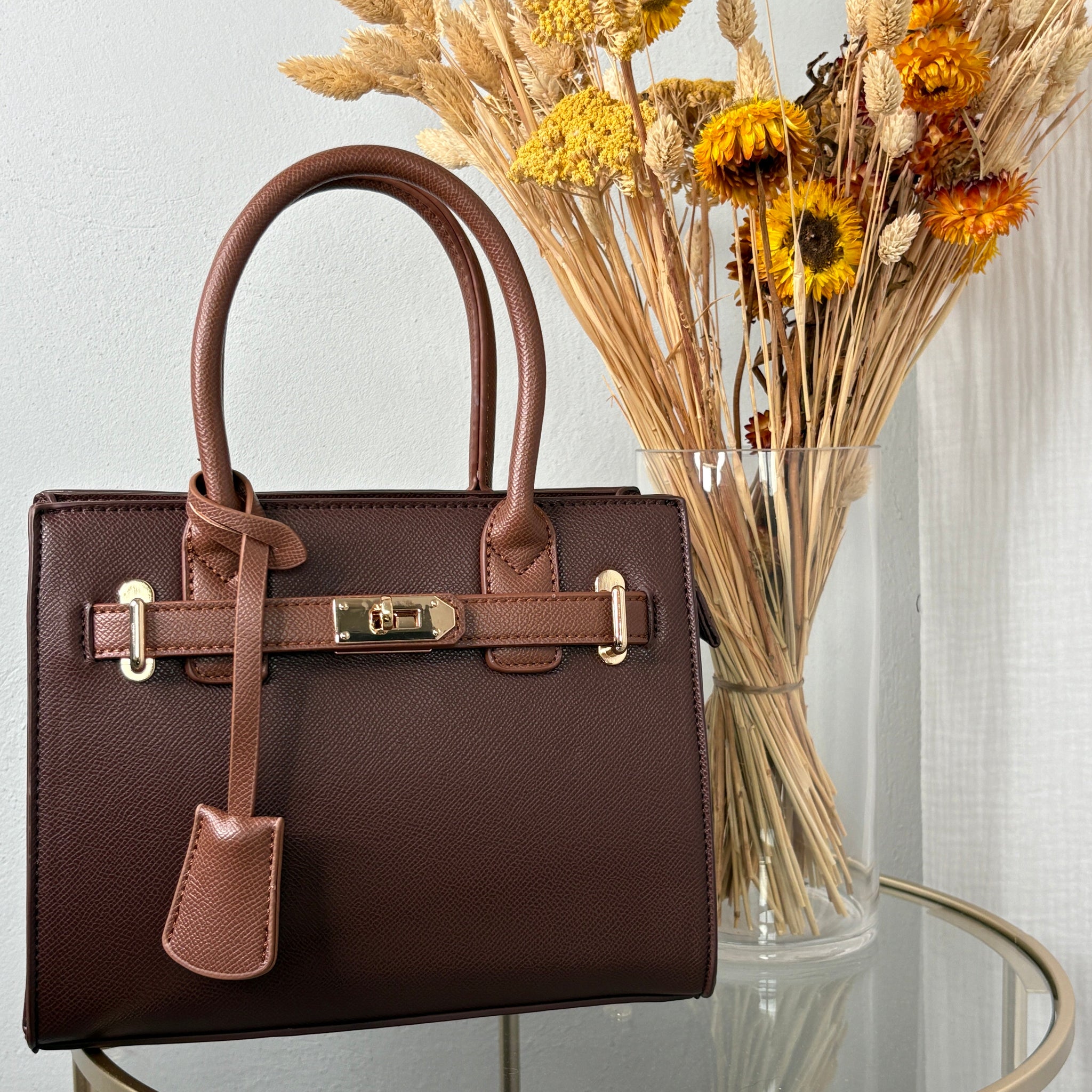 Sac à main choco détails marron